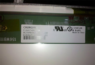 1366 × 768 CLAA156WB11A 15.6 پانل ال سی دی، صفحه نمایش ال سی دی لپ تاپ Surreface Glare
