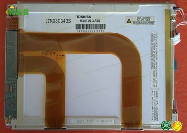 به طور معمول سفید LTM08C343S TOSHIBA صنعتی LCD نمایش 170.4 × 127.8 میلی متر 70 262K CCFL TTL