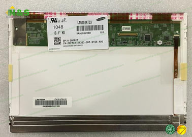 به طور معمول سفید CLAA101WA01 TFT LCD ماژول CPT 10.1 اینچ LCM 1366 × 768 230 با 222.72 × 125.22 میلی متر