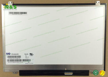 14.0 اینچ M140NWR1 R0 IVO LCM 1366 × 768 به طور معمول سفید 60Hz